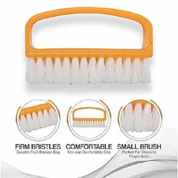 Durable Multicolor Nail Brush - Easy Application, 1 Piece