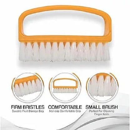 Durable Multicolor Nail Brush - Easy Application, 1 Piece