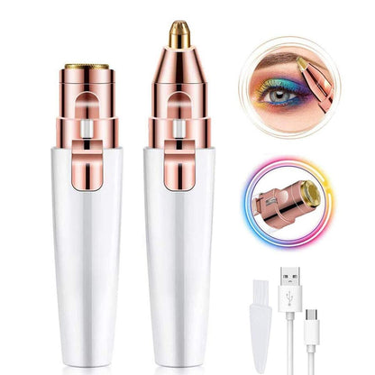 Rechargeable Women's Eyebrows Hair Trimmer