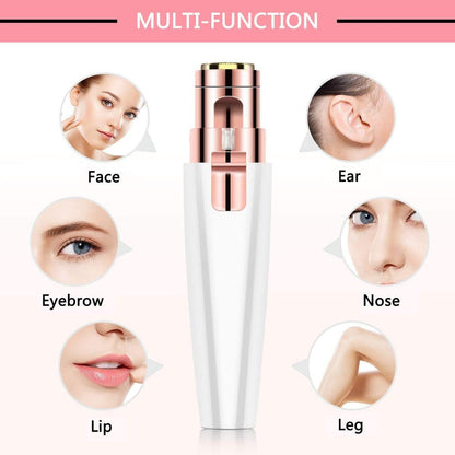 Rechargeable Women's Eyebrows Hair Trimmer